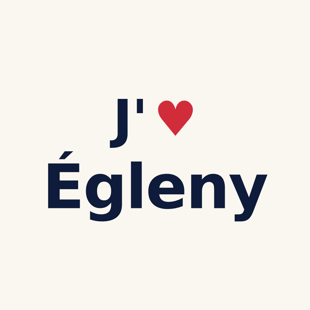 Tasse personnalisée Égleny — design J'aime Égleny
