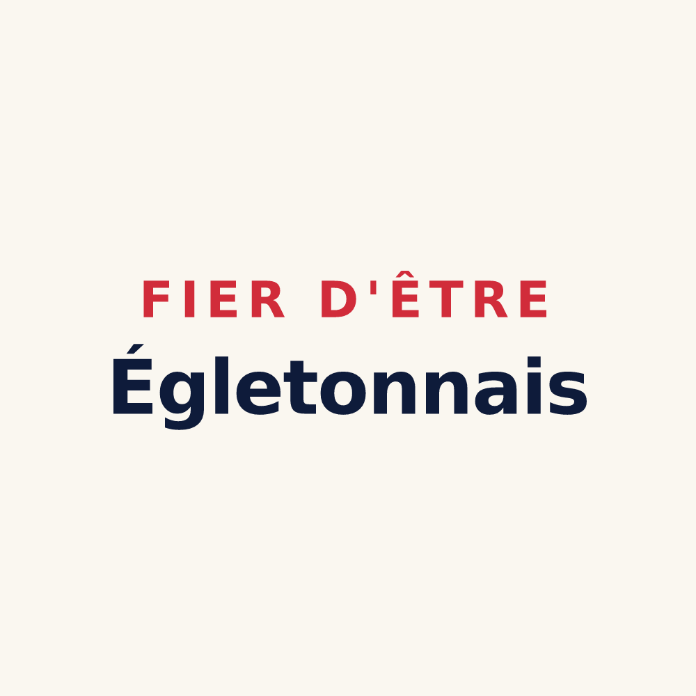 Tasse « Fier d'être Égletonnais » — design pour Égletons