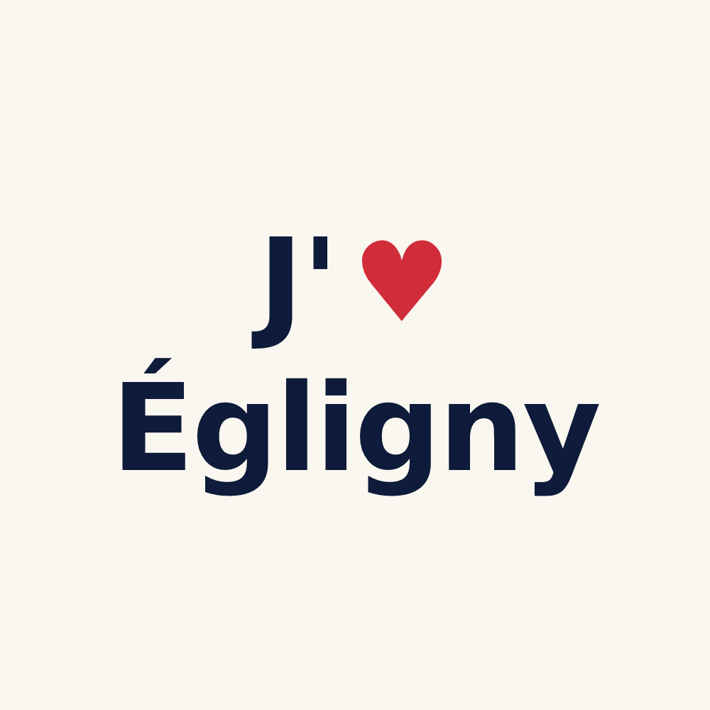 Tasse personnalisée Égligny — design J'aime Égligny