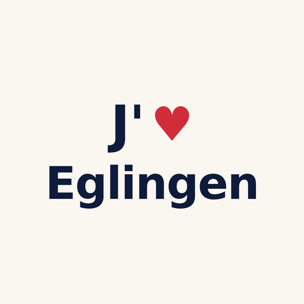Tasse personnalisée Eglingen — design J'aime Eglingen