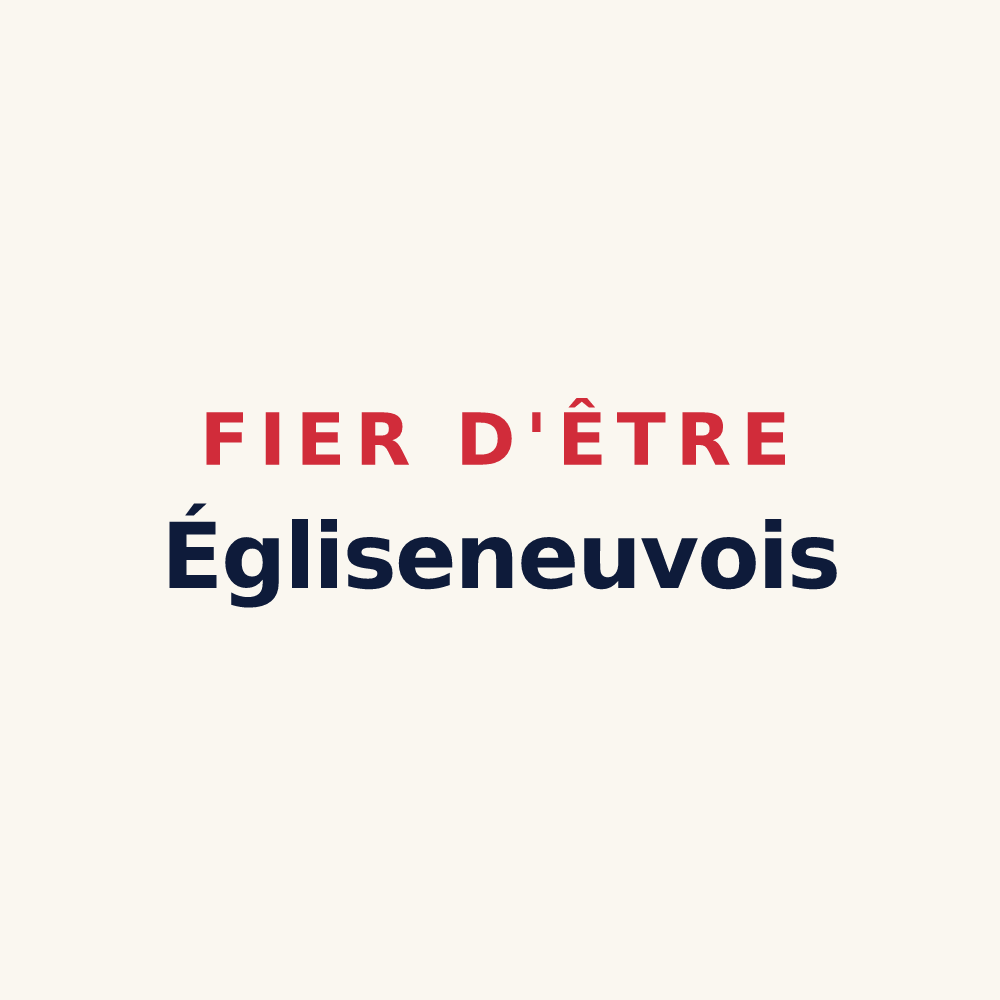 Tasse « Fier d'être Égliseneuvois » — design pour Égliseneuve-près-Billom