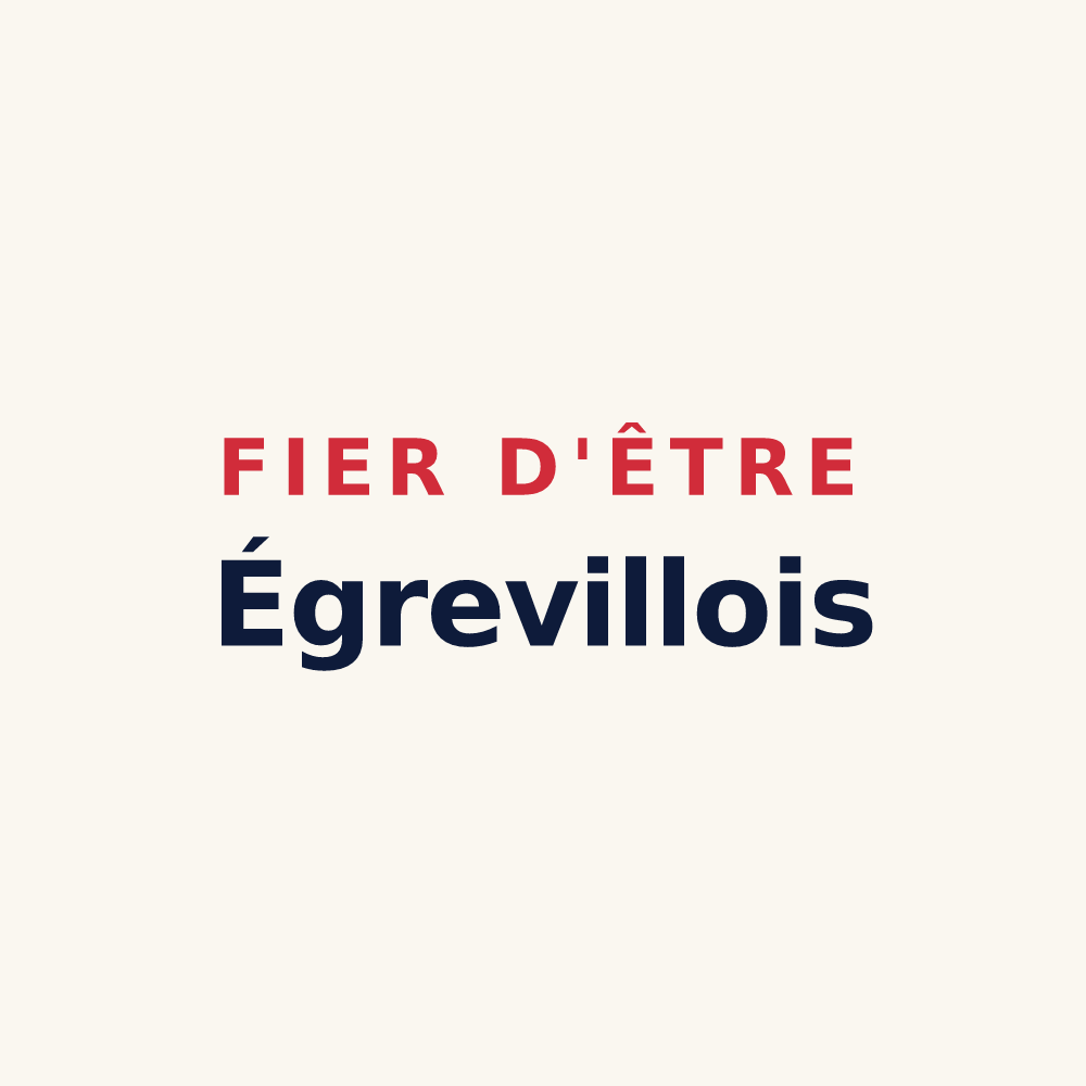 Tasse « Fier d'être Égrevillois » — design pour Égreville