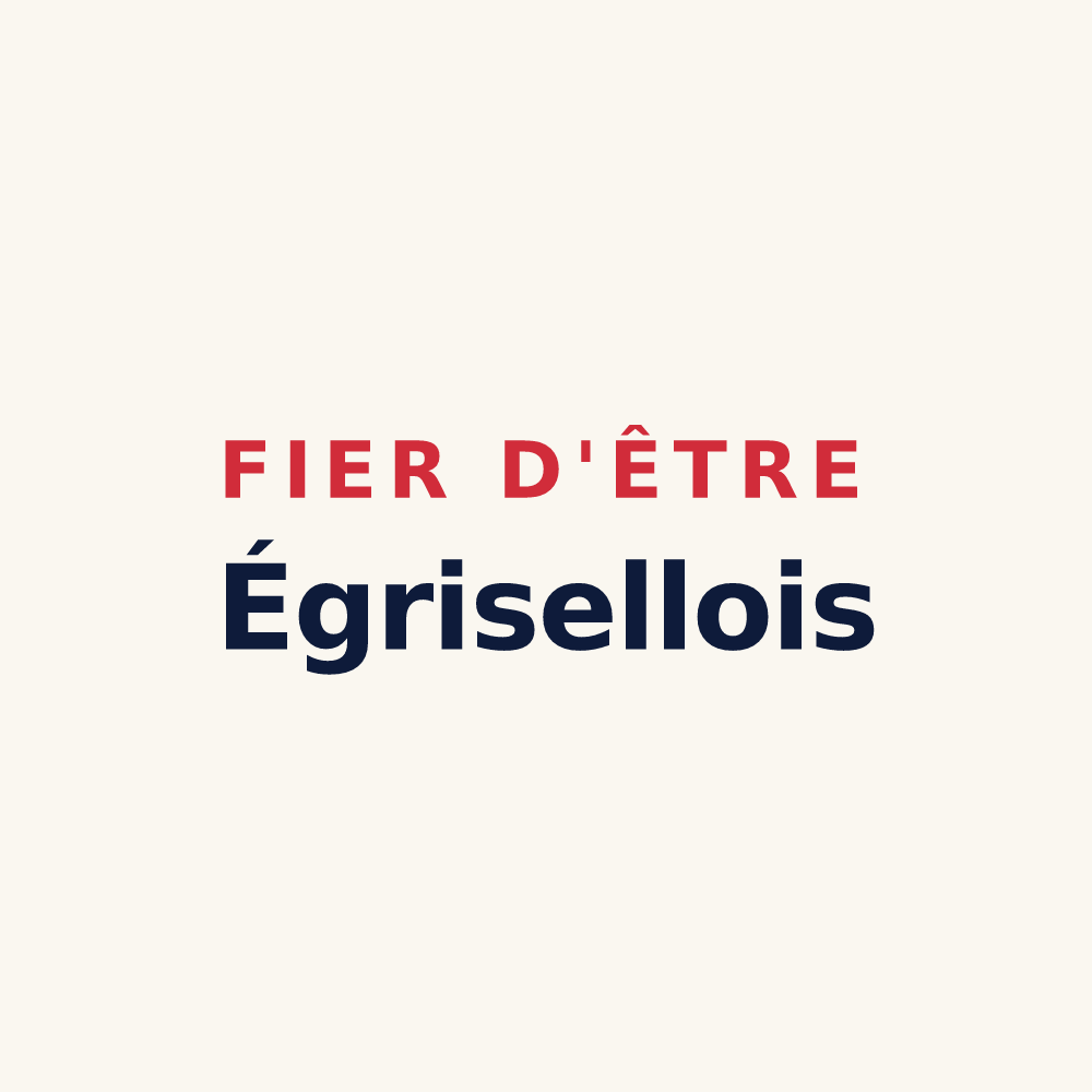 Tasse « Fier d'être Égrisellois » — design pour Égriselles-le-Bocage