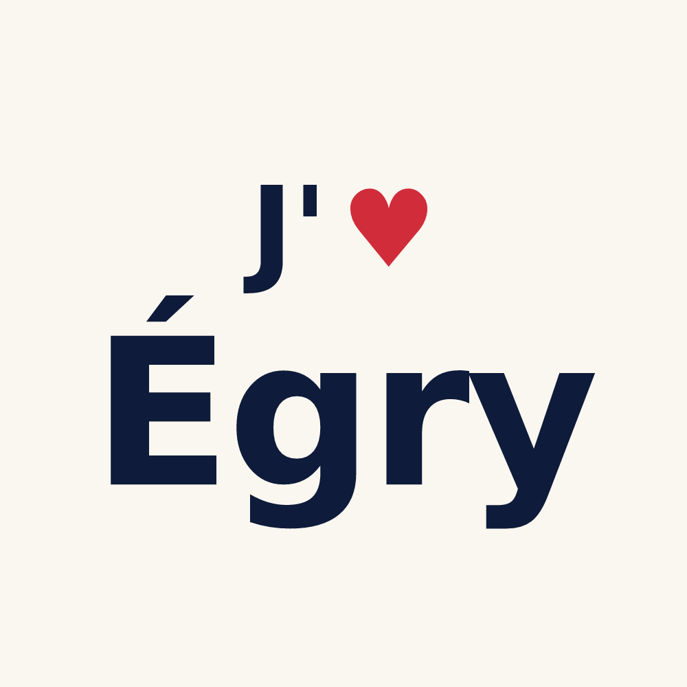Tasse personnalisée Égry — design J'aime Égry