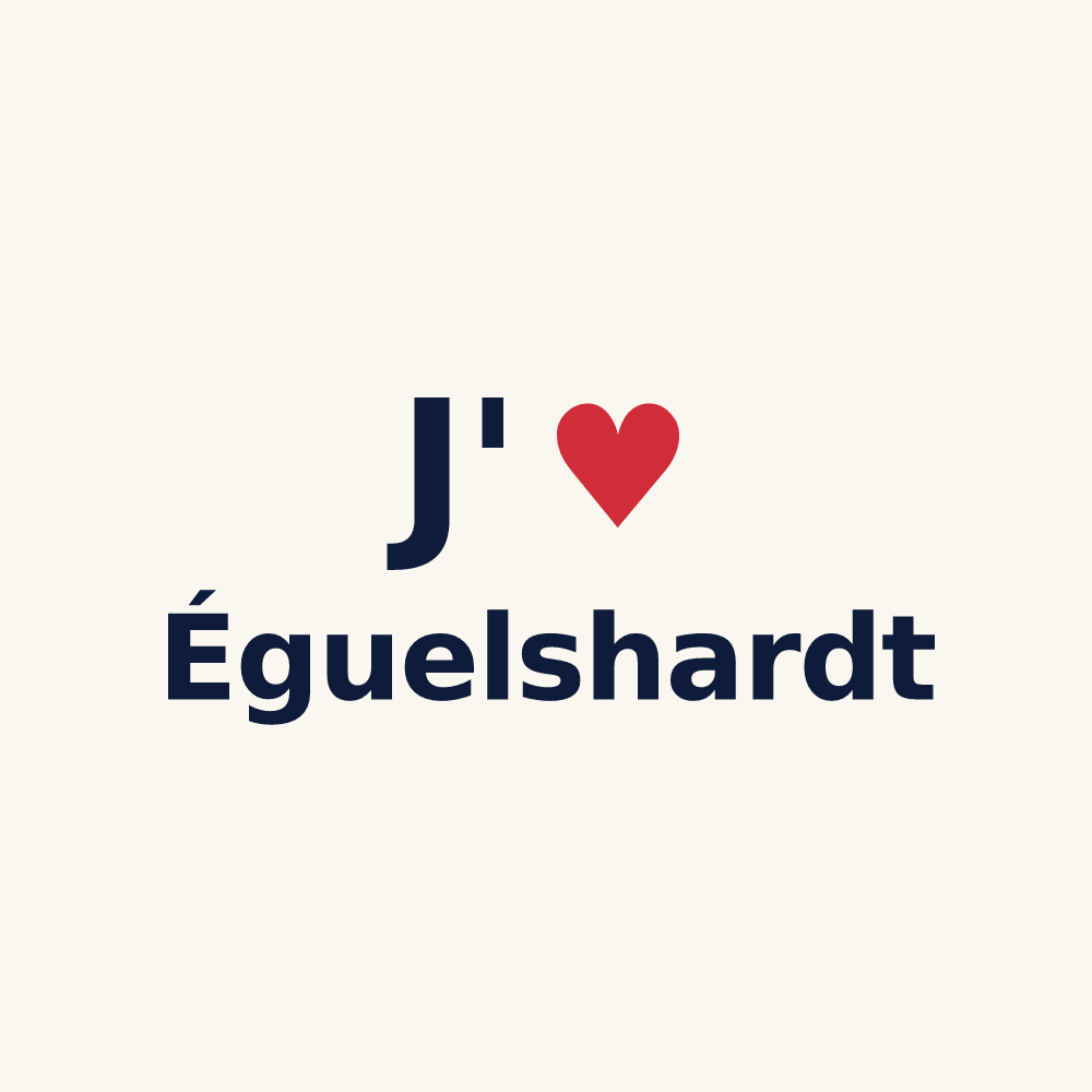 Tasse personnalisée Éguelshardt — design J'aime Éguelshardt