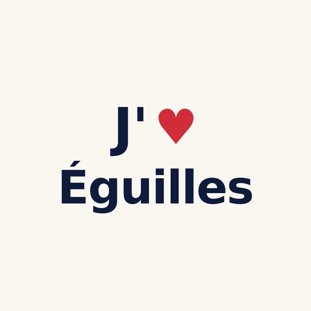 Tasse personnalisée Éguilles — design J'aime Éguilles
