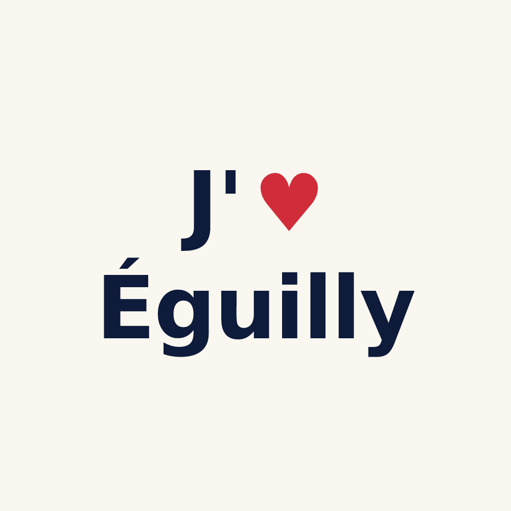 Tasse personnalisée Éguilly — design J'aime Éguilly