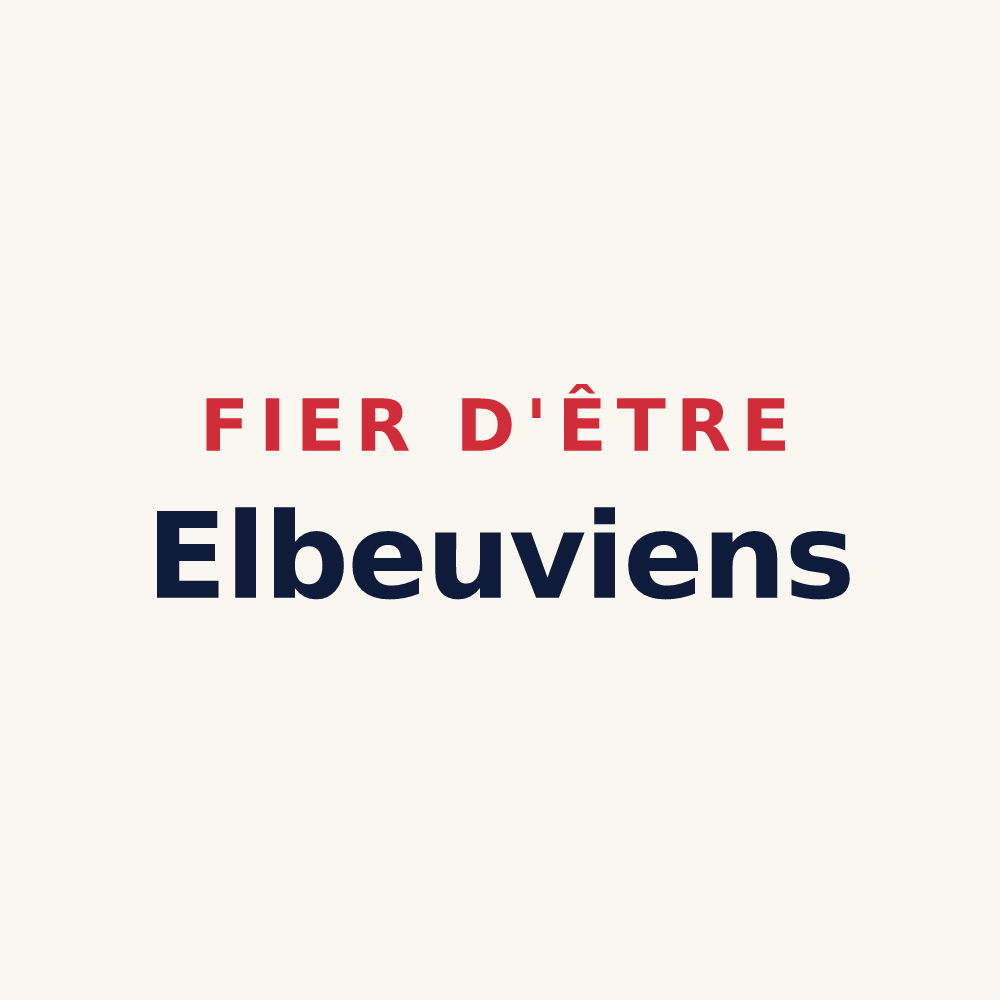 Tasse « Fier d'être Elbeuviens » — design pour Elbeuf-sur-Andelle