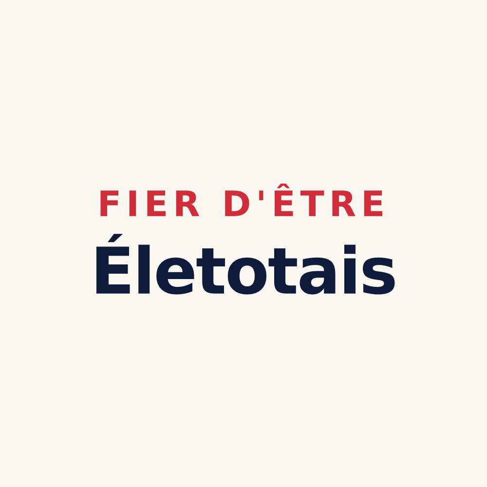 Tasse « Fier d'être Életotais » — design pour Életot