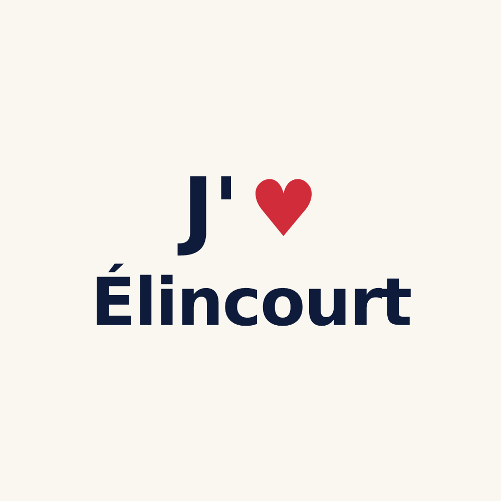 Tasse personnalisée Élincourt — design J'aime Élincourt