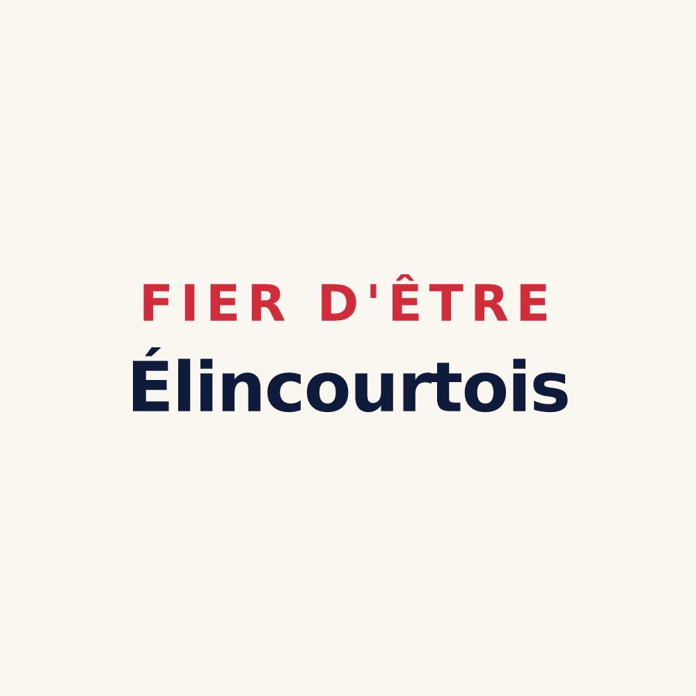 Tasse « Fier d'être Élincourtois » — design pour Élincourt