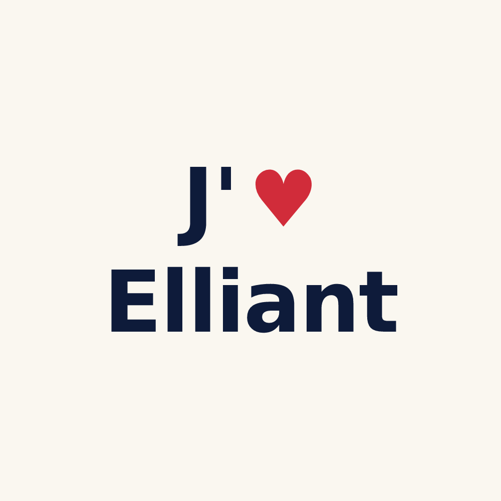 Tasse personnalisée Elliant — design J'aime Elliant