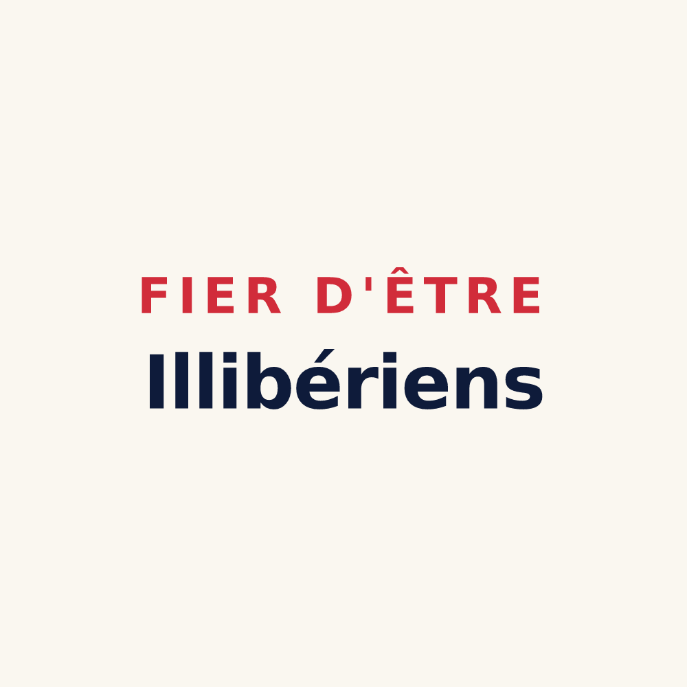 Tasse « Fier d'être Illibériens » — design pour Elne