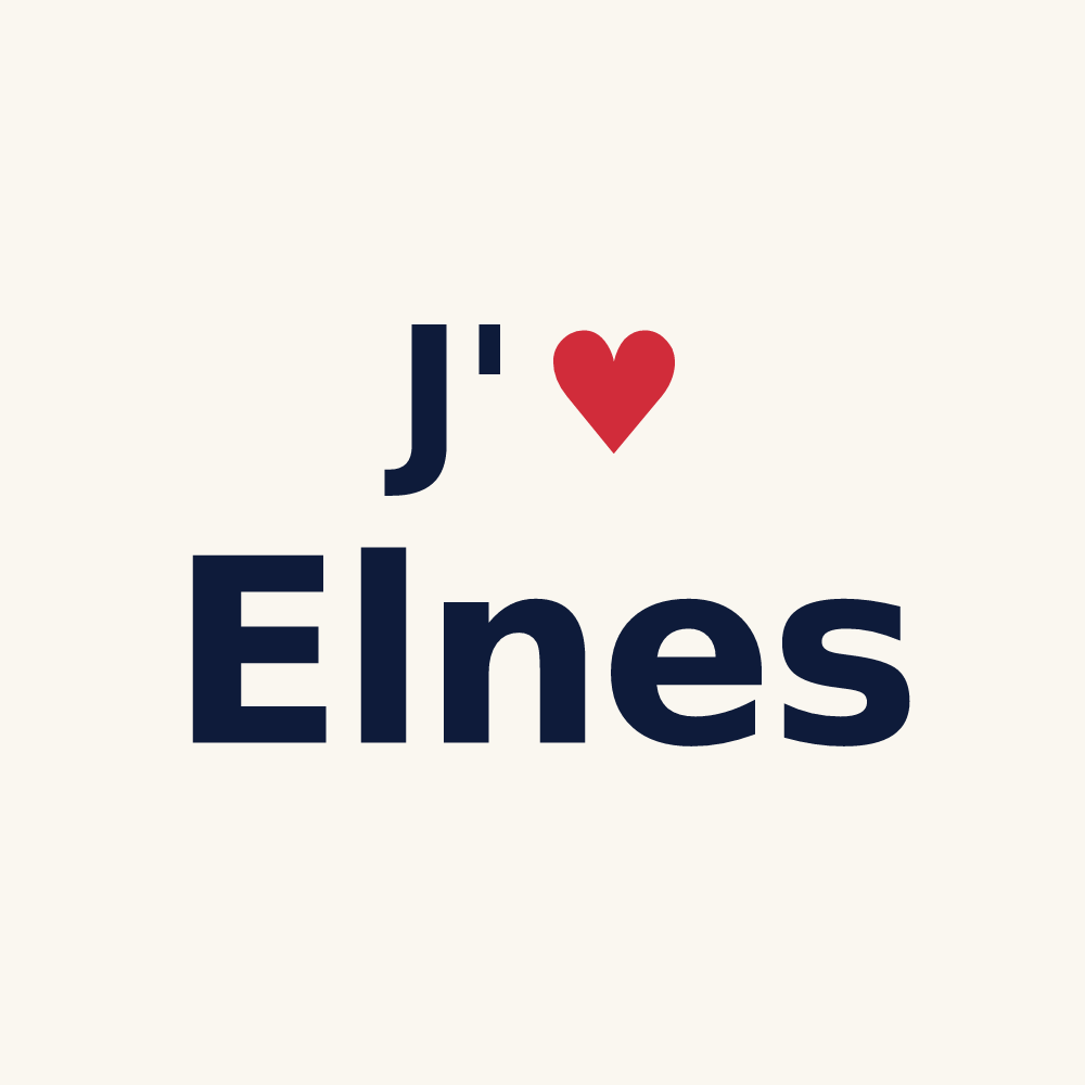 Tasse personnalisée Elnes — design J'aime Elnes