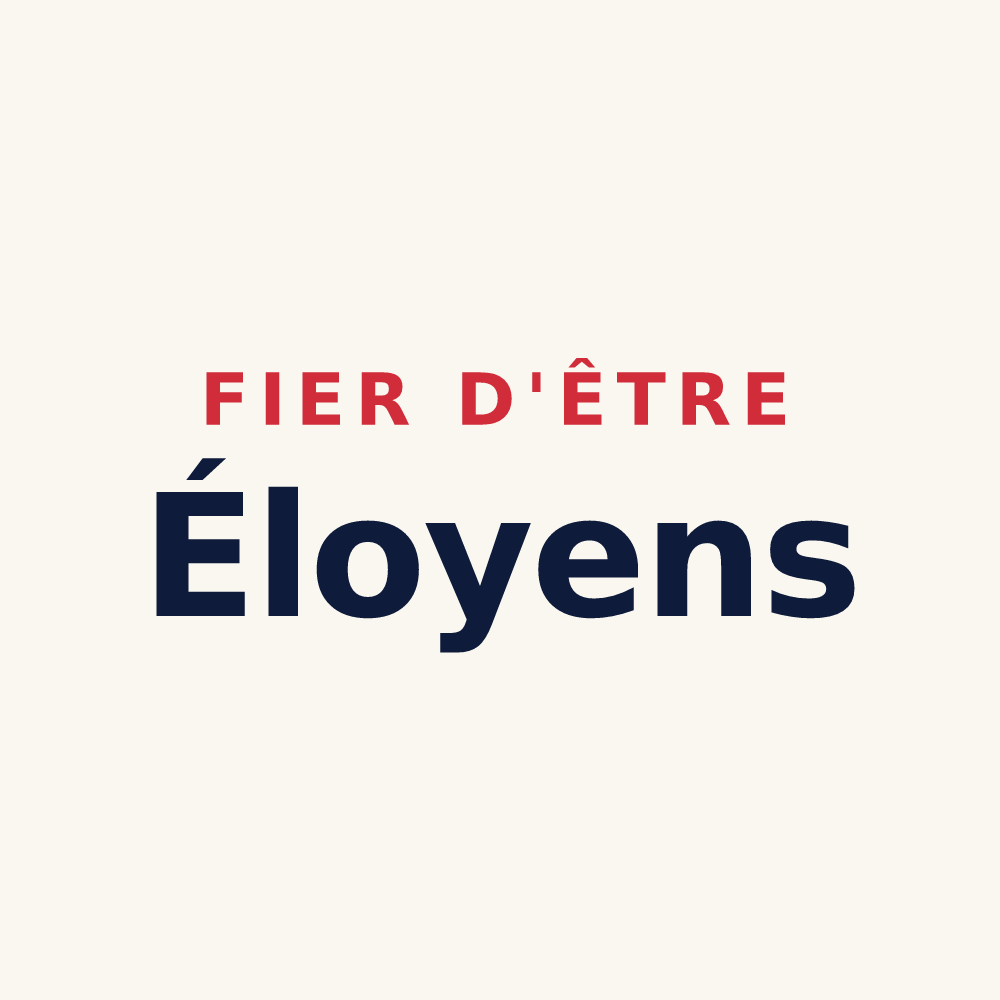 Tasse « Fier d'être Éloyens » — design pour Éloie