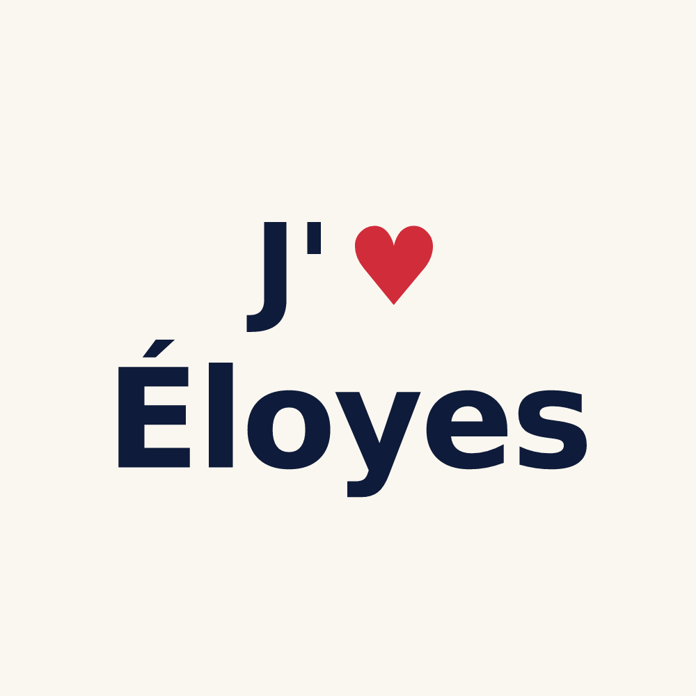 Tasse personnalisée Éloyes — design J'aime Éloyes