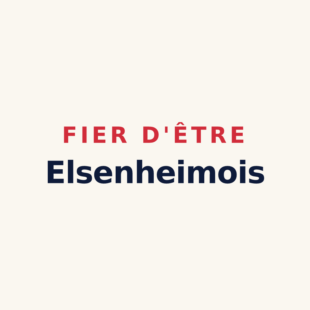Tasse « Fier d'être Elsenheimois » — design pour Elsenheim