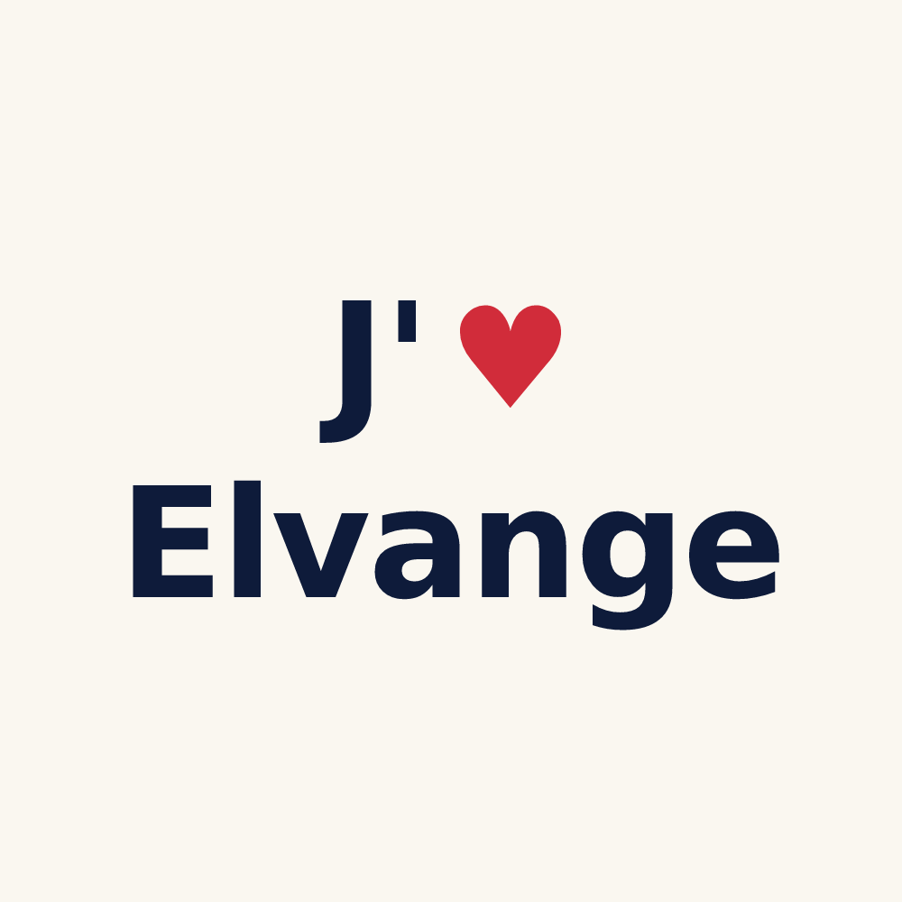 Tasse personnalisée Elvange — design J'aime Elvange