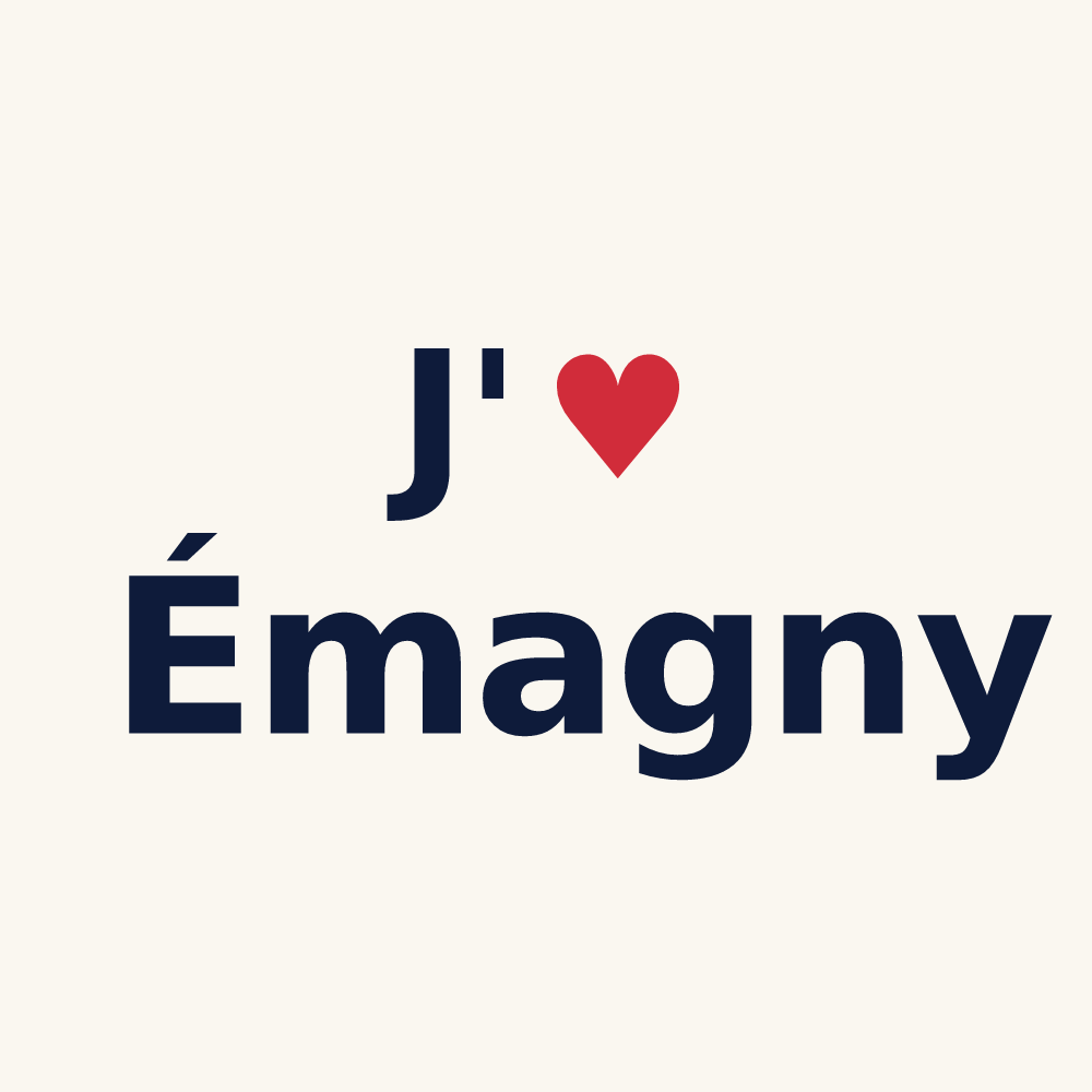 Tasse personnalisée Émagny — design J'aime Émagny