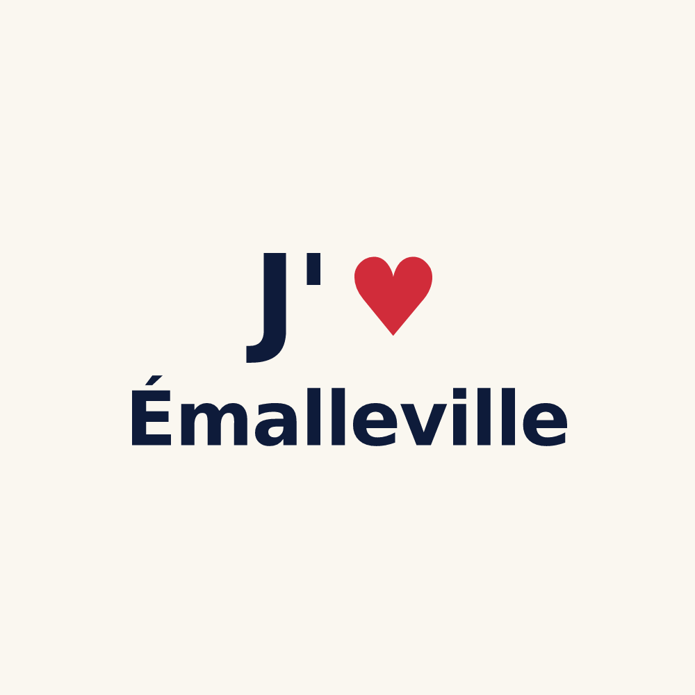 Tasse personnalisée Émalleville — design J'aime Émalleville