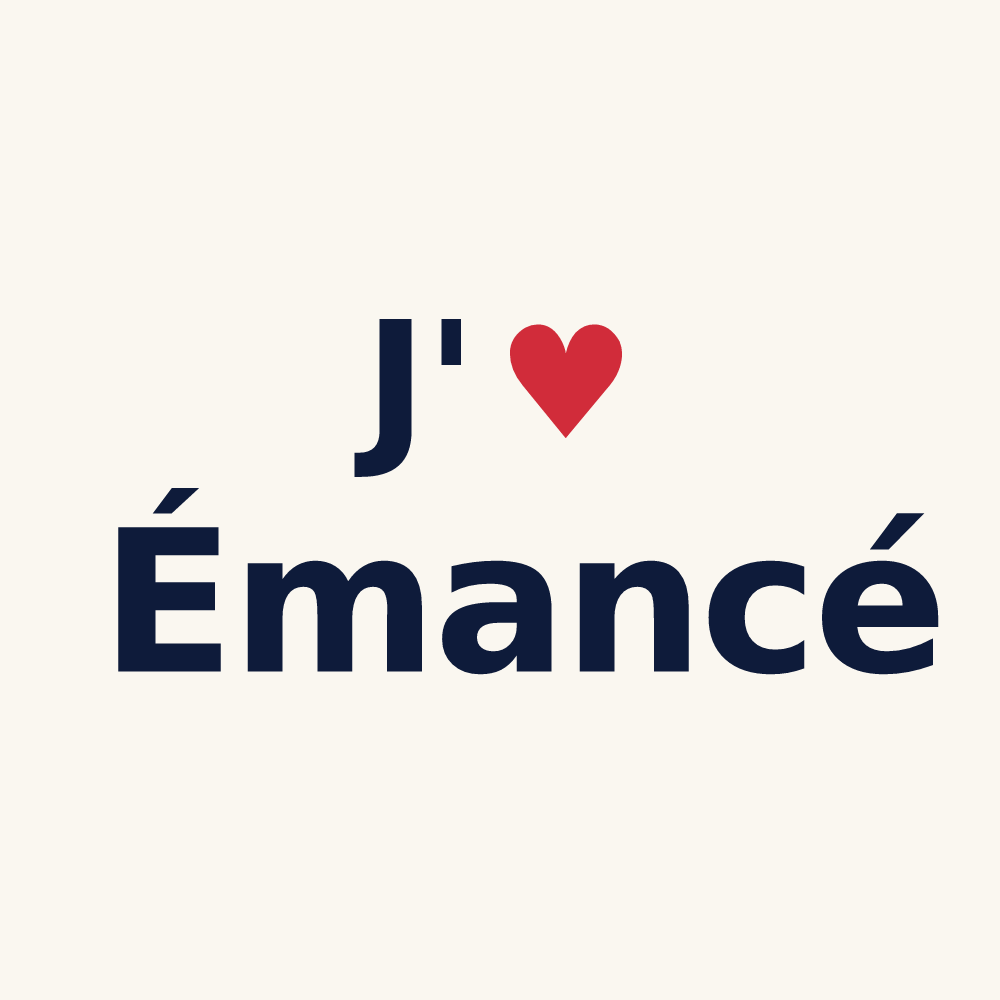 Tasse personnalisée Émancé — design J'aime Émancé