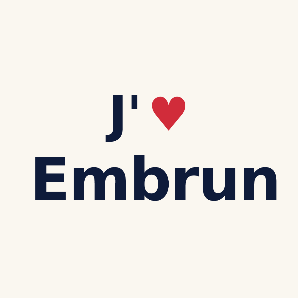 Tasse personnalisée Embrun — design J'aime Embrun