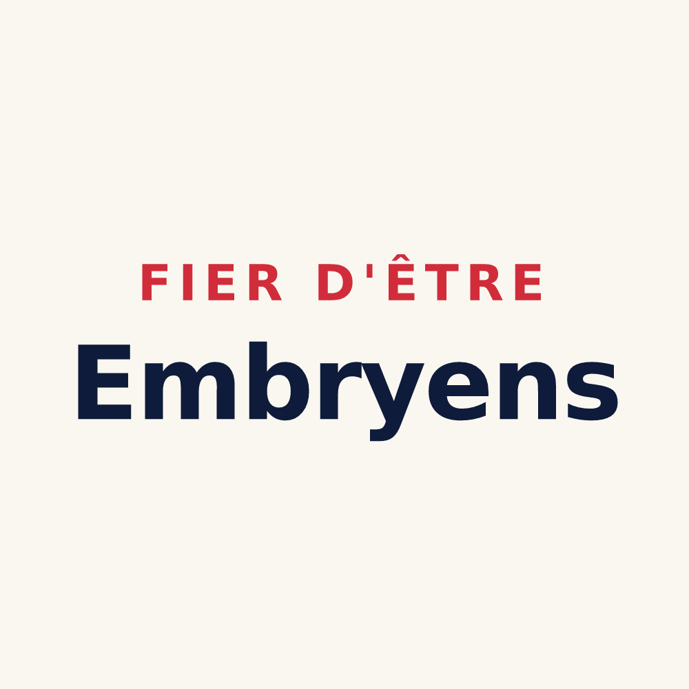 Tasse « Fier d'être Embryens » — design pour Embry
