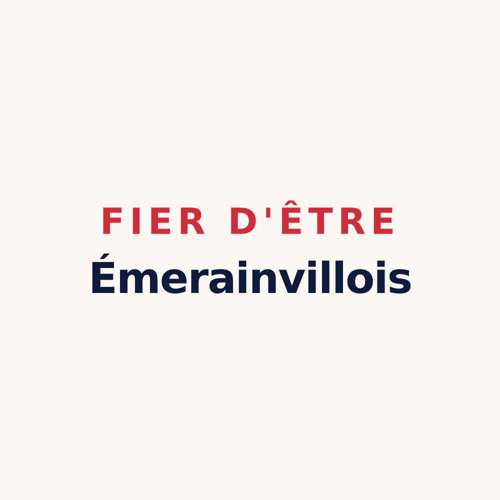 Tasse « Fier d'être Émerainvillois » — design pour Émerainville