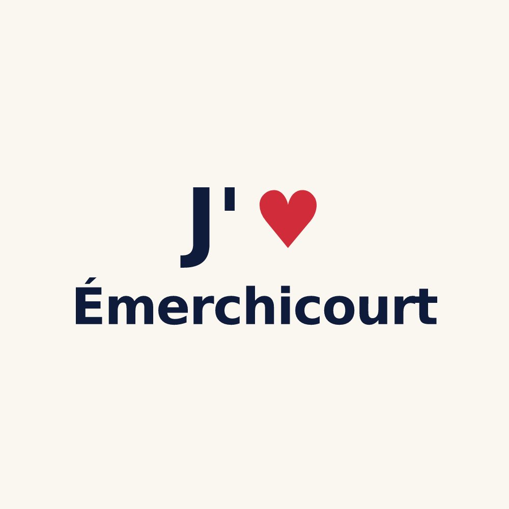 Tasse personnalisée Émerchicourt — design J'aime Émerchicourt