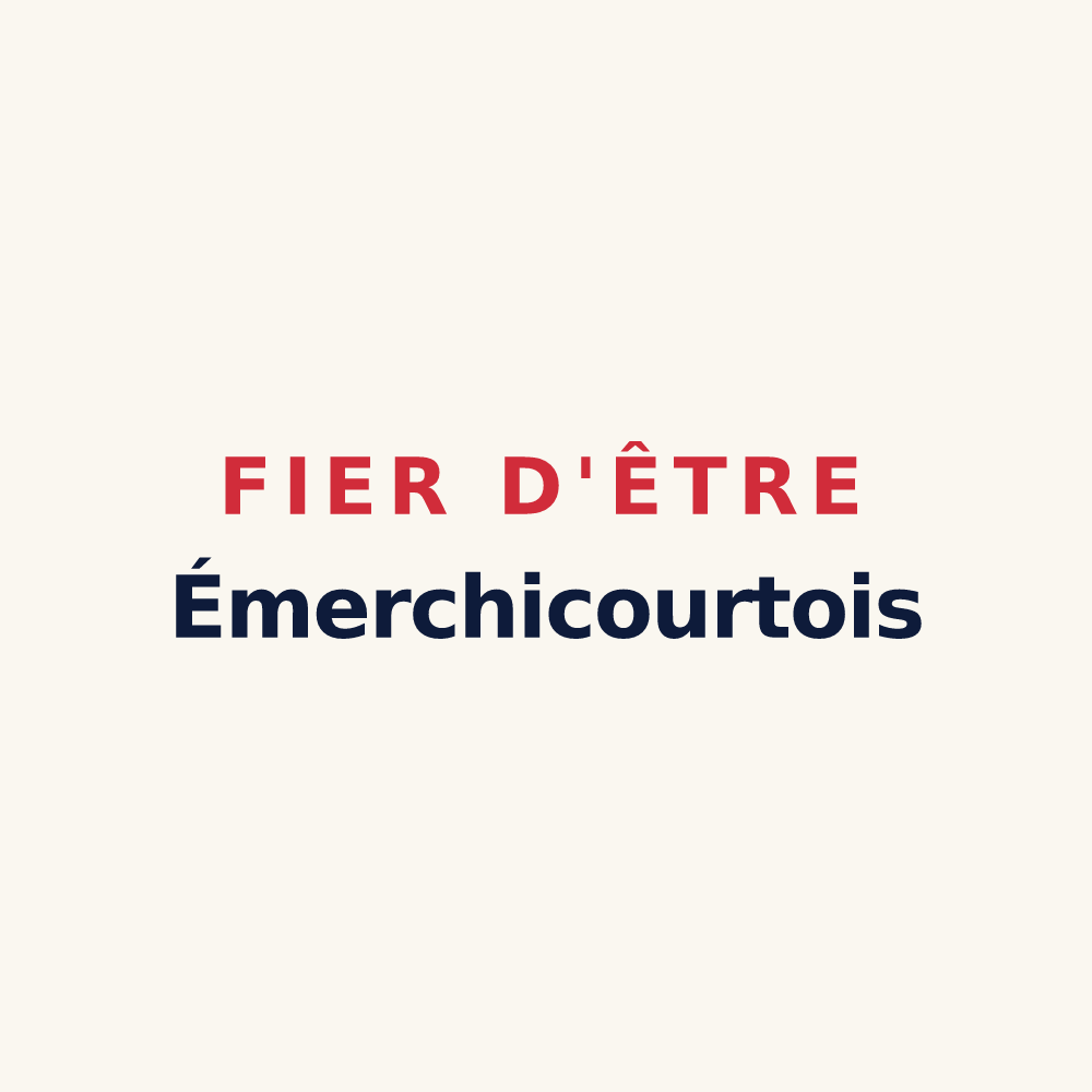 Tasse « Fier d'être Émerchicourtois » — design pour Émerchicourt