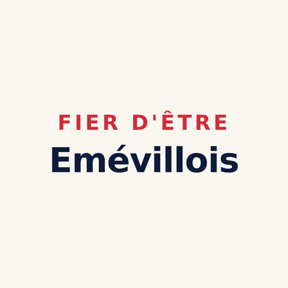 Tasse « Fier d'être Emévillois » — design pour Éméville