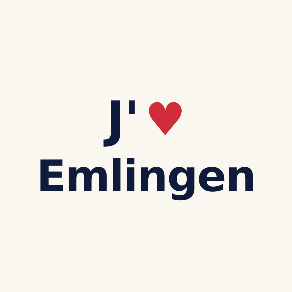 Tasse personnalisée Emlingen — design J'aime Emlingen