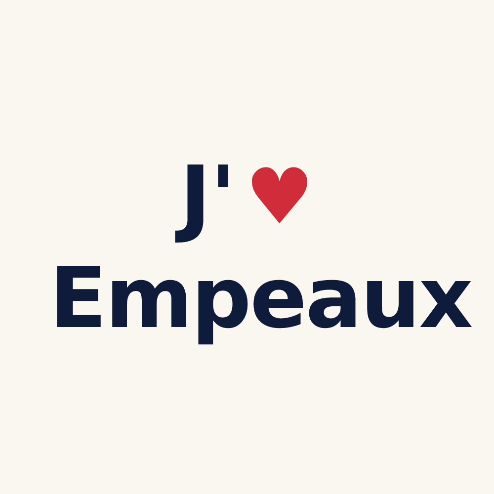 Tasse personnalisée Empeaux — design J'aime Empeaux