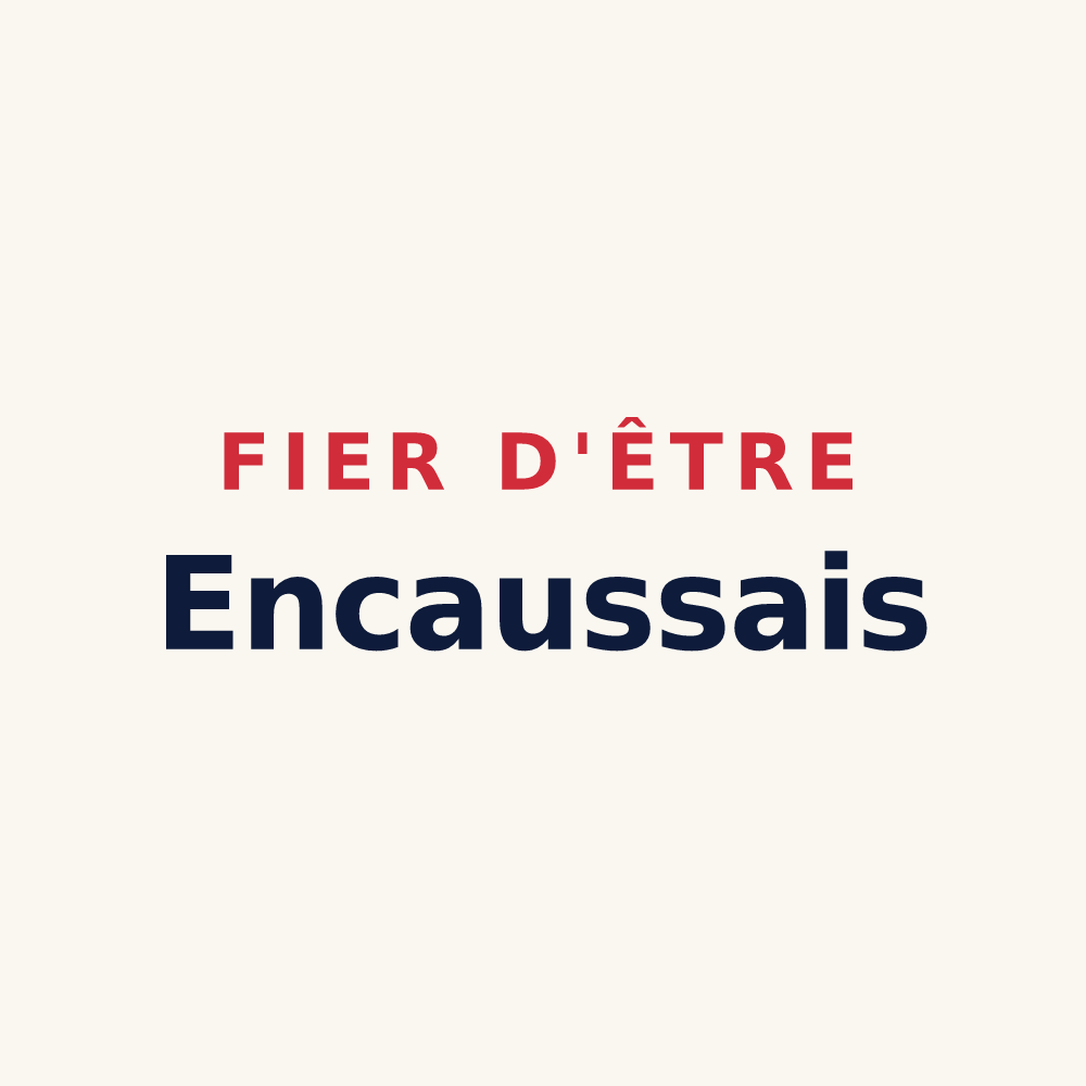 Tasse « Fier d'être Encaussais » — design pour Encausse-les-Thermes