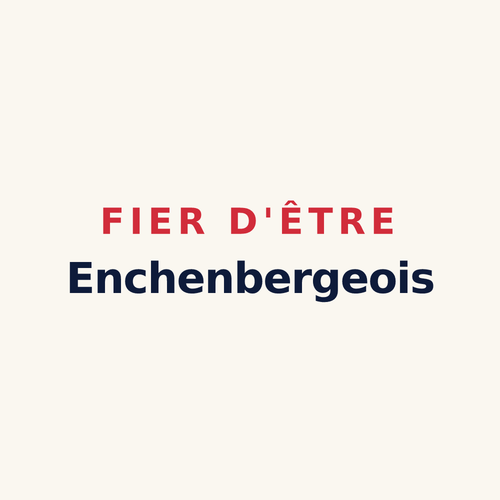 Tasse « Fier d'être Enchenbergeois » — design pour Enchenberg
