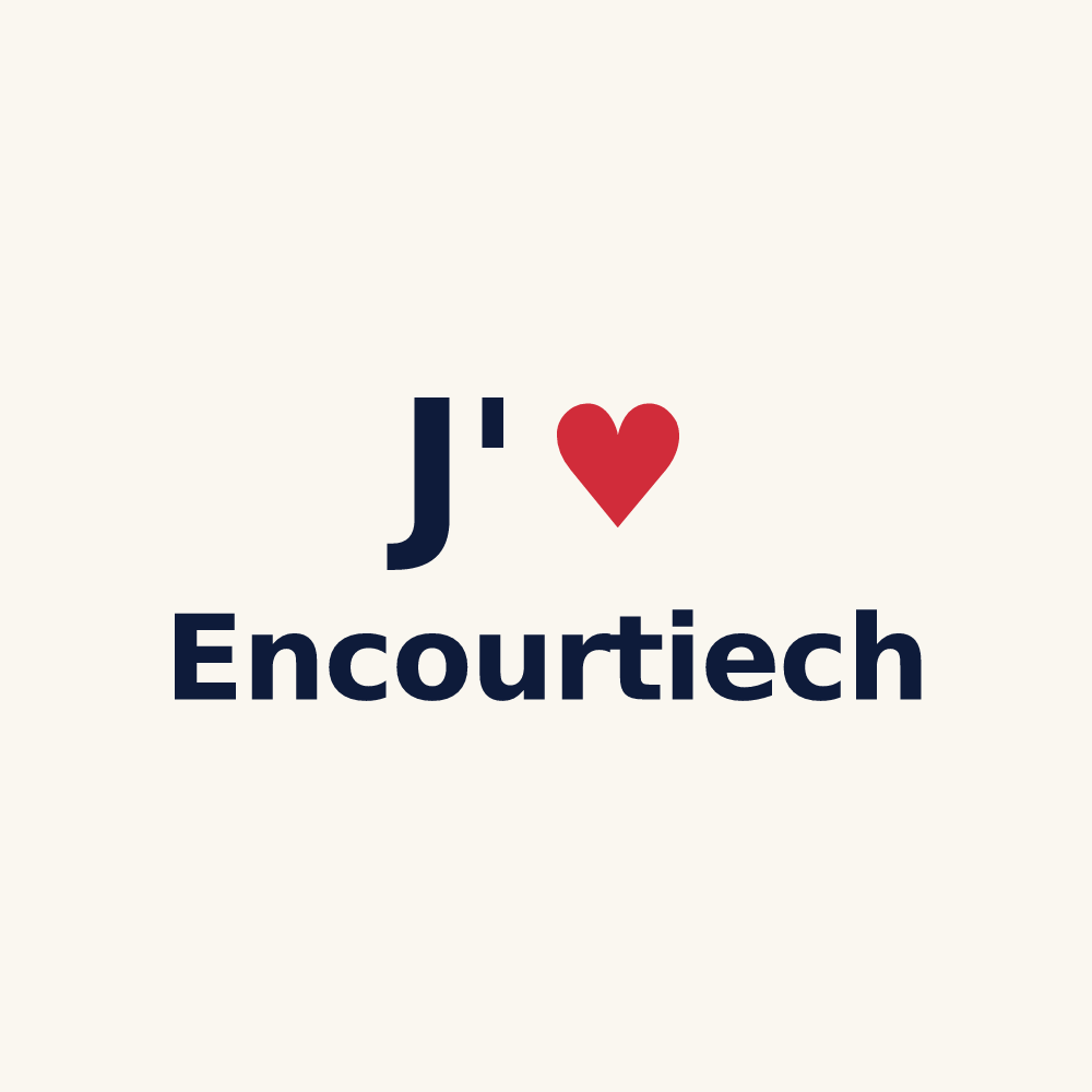Tasse personnalisée Encourtiech — design J'aime Encourtiech