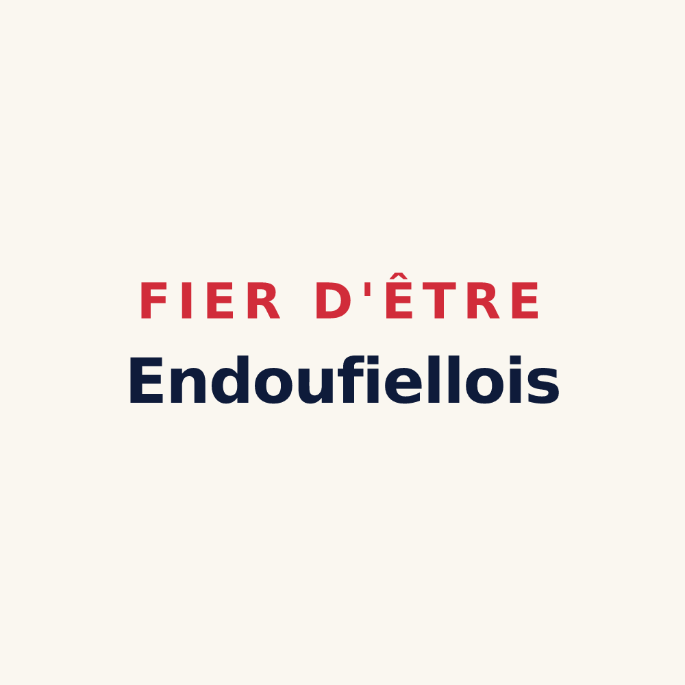 Tasse « Fier d'être Endoufiellois » — design pour Endoufielle