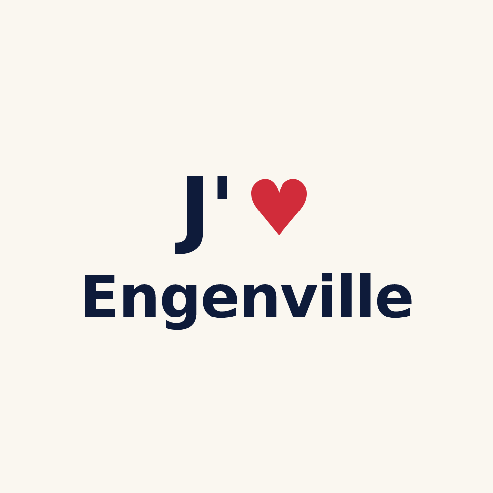 Tasse personnalisée Engenville — design J'aime Engenville
