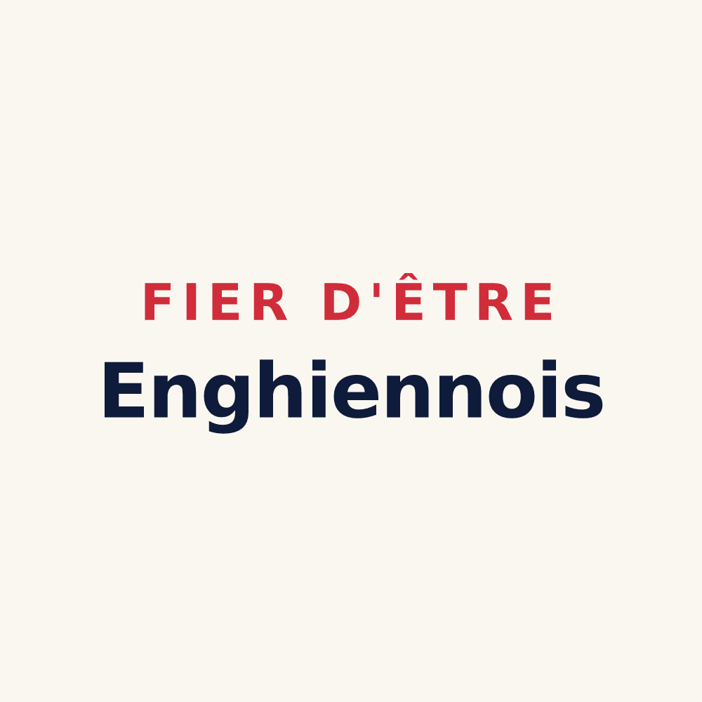 Tasse « Fier d'être Enghiennois » — design pour Enghien-les-Bains