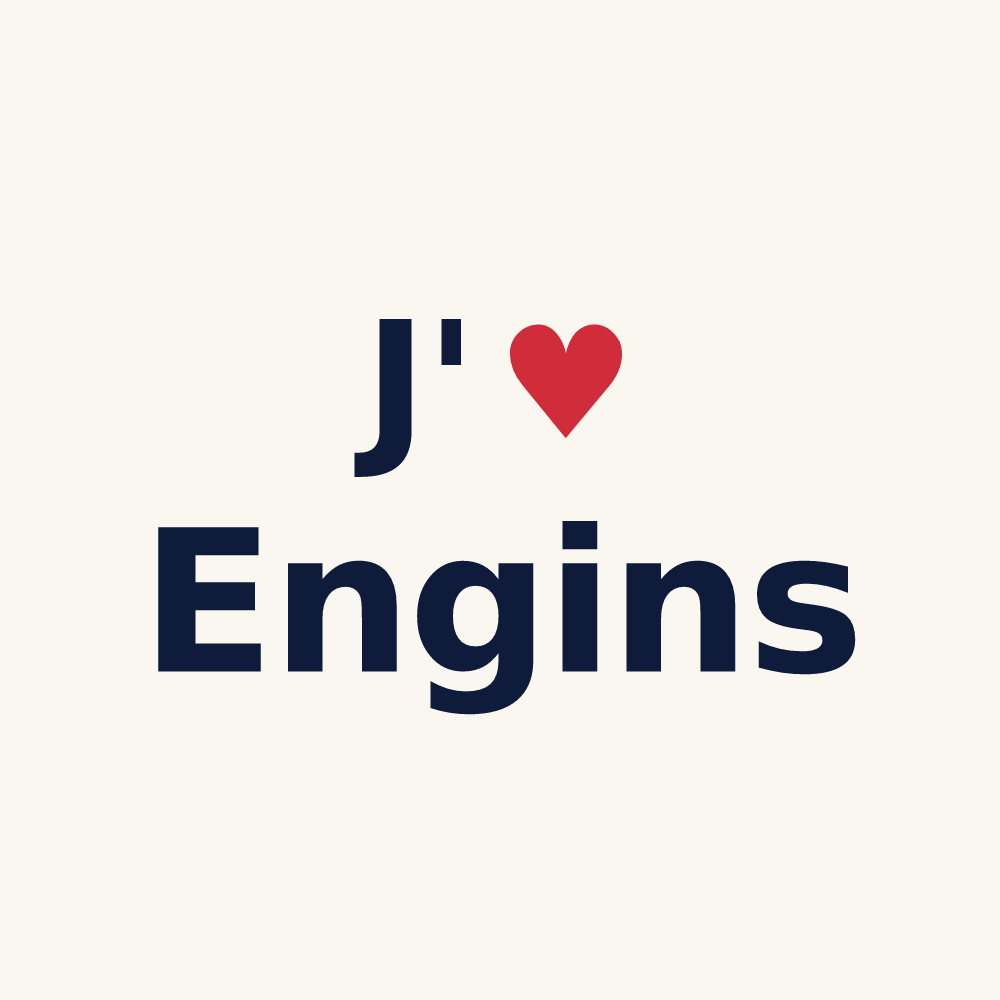 Tasse personnalisée Engins — design J'aime Engins