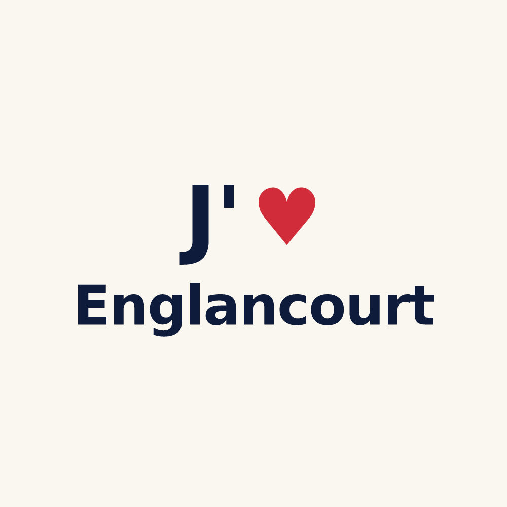 Tasse personnalisée Englancourt — design J'aime Englancourt
