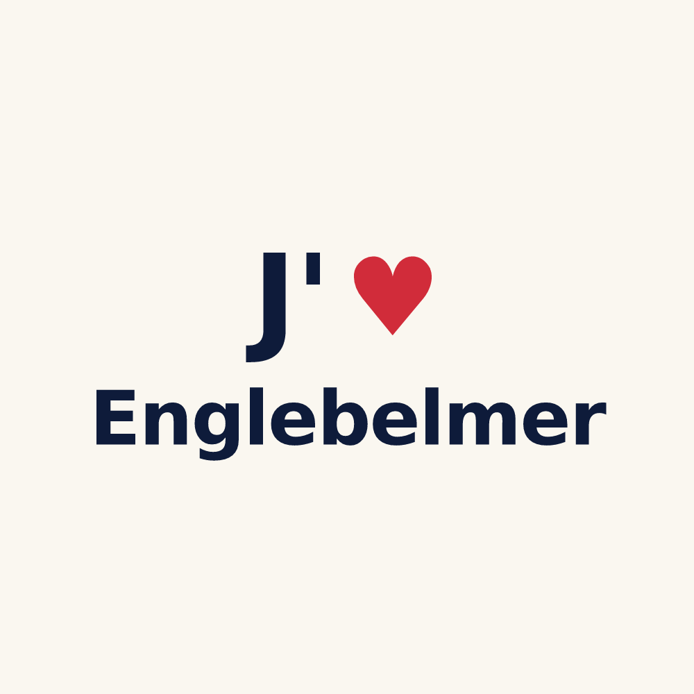 Tasse personnalisée Englebelmer — design J'aime Englebelmer