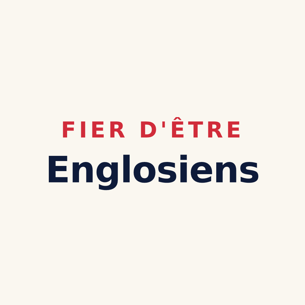Tasse « Fier d'être Englosiens » — design pour Englos