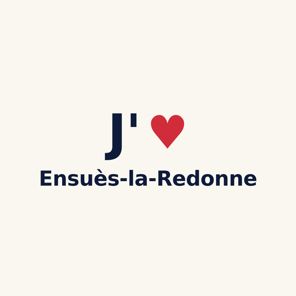 Tasse personnalisée Ensuès-la-Redonne — design J'aime Ensuès-la-Redonne
