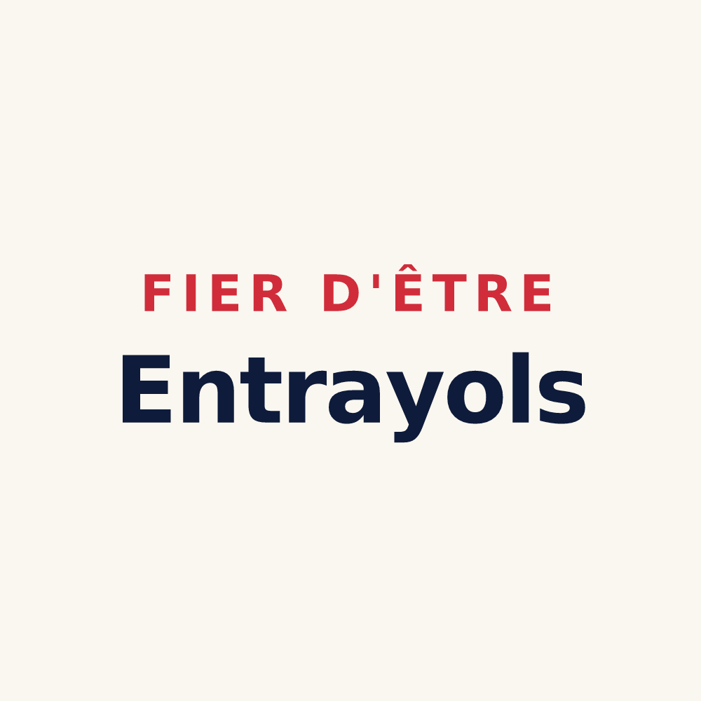 Tasse « Fier d'être Entrayols » — design pour Entraygues-sur-Truyère