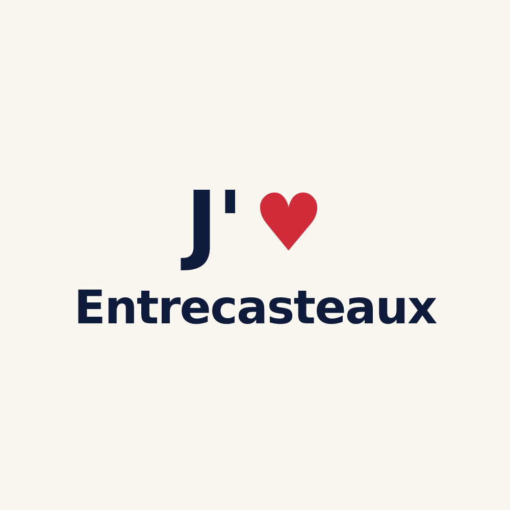 Tasse personnalisée Entrecasteaux — design J'aime Entrecasteaux