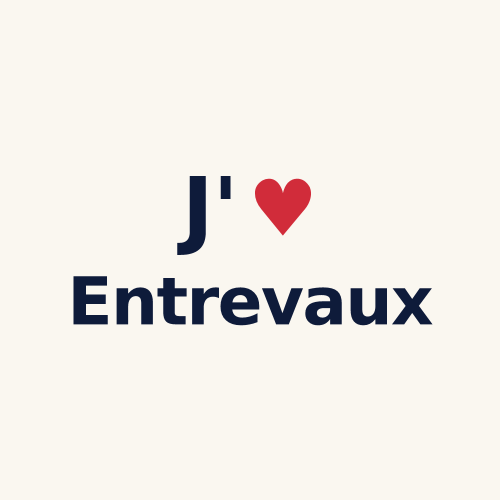 Tasse personnalisée Entrevaux — design J'aime Entrevaux