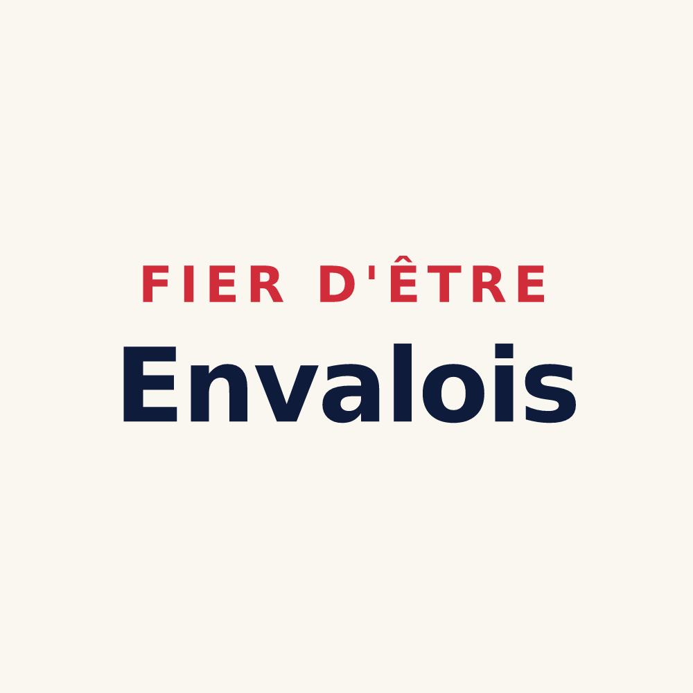 Tasse « Fier d'être Envalois » — design pour Enval