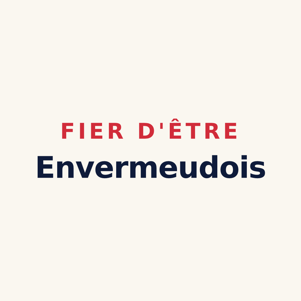 Tasse « Fier d'être Envermeudois » — design pour Envermeu