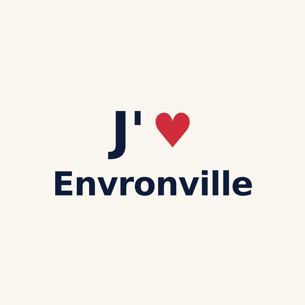 Tasse personnalisée Envronville — design J'aime Envronville